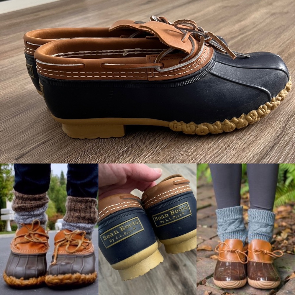 L.L.Bean Waterproof Bean Boot Moc Low duck 9